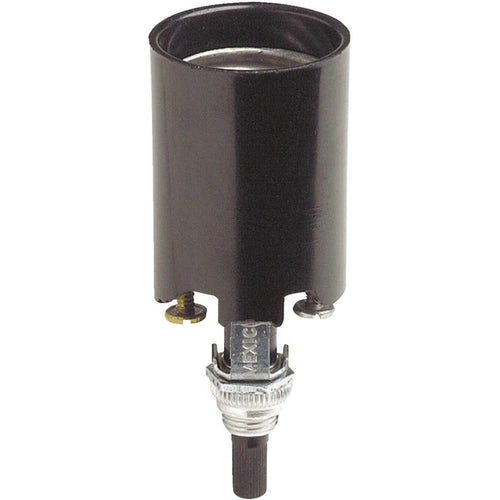 Do it Bottom Turn-Knob Candelabra Base Nickel Lamp Socket
