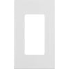 Leviton Decora Plus 1-Gang Poly Carbonate Screwless Decorator Wall Plate, White