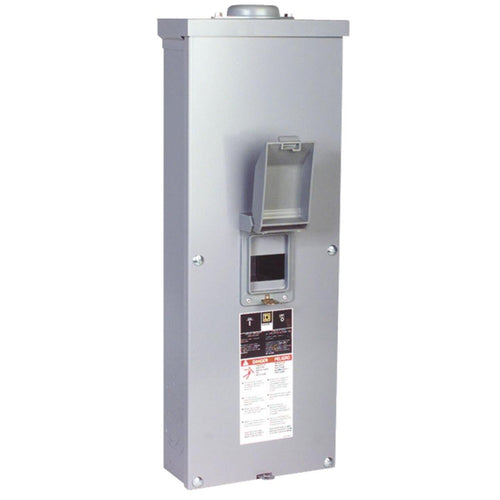 Square D QO 200A Double-Pole Standard Trip Outdoor Enclosed Raintight Main Breaker