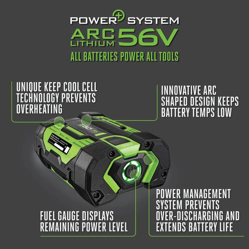 Ego Power+ 2.5 Amp Hour Battery with Fuel Gauge