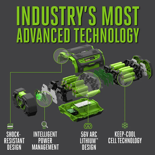 Ego Power+ 2.5 Amp Hour Battery with Fuel Gauge